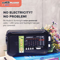 Db Audio SUNBRIGHT Solar-Powered Radio | AM/FM | Flashlight | LED Lamp | Bluetooth | Emergency Use | TF Card