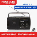Astron BLUEICE Portable AM/FM Radio - Big Sound | Lightweight | Dual Power Option