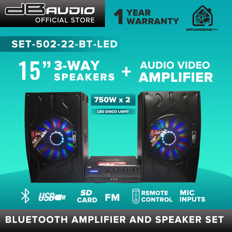 Db Audio SET-502-22 BT-LED 15