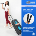 DB Audio by Astron VERSABOX-08 Portable Mobile Trolley Bluetooth Speaker (1000W) (2 FREE Mics) (8