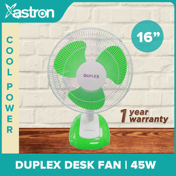 Astron Duplex Desk Fan 16"  Electric Fan