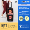 DB Audio by Astron VERSABOX-08 Portable Mobile Trolley Bluetooth Speaker (1000W) (2 FREE Mics) (8