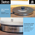 Astron AQUA Electric Glass Kettle - 2 Liter Capacity | with LED Light | 1500W | Fast Boil