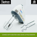 Astron HM-11 7-Speed Electric Hand Mixer (Gray)