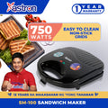 Astron SM-100 sandwich maker | 750W | nonstick coating plate | double sided heating