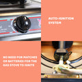 Astron GS133T Single Burner Gas Stove - Teflon Coated | Heavy Duty | Non-stick | Easy to Clean