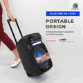 DB Audio by Astron BLUETREKPA1278C Portable Mobile Trolley Speaker - Bluetooth | Rechargeable | Outdoor and Karaoke Use | 12 