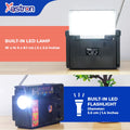 Astron SUNPLAY AM/FM Radio with Solar Lamp| LED lamp | Bluetooth | USB/TF card | DC rechargeable