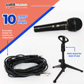 Db Audio by Astron MC192STD Wired Pro-Series Microphone with Stand | 10 Meter Cable | Metal Body | Anti-slip | Studio-Quality Sound | Feedback Control