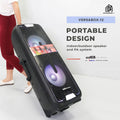 DB Audio by Astron VERSABOX-12 Portable Mobile Trolley Bluetooth Speaker (2000W) (2 FREE Mics) (12