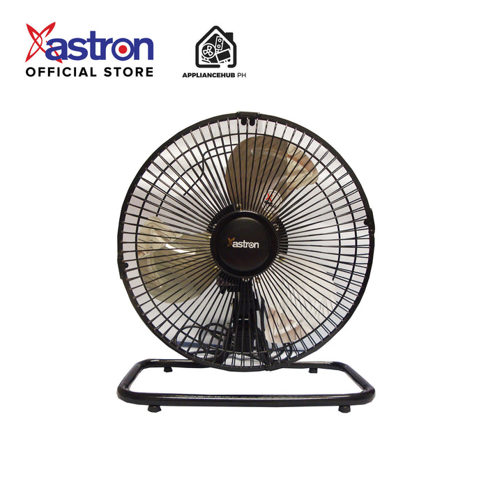 Astron MIRAGE 10" Industrial Floor Fan (50W) (Metal Blade) (Black)  Electric Fan  Compact Design