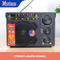 Astron SUNPLAY AM/FM Radio with Solar Lamp| LED lamp | Bluetooth | USB/TF card | DC rechargeable