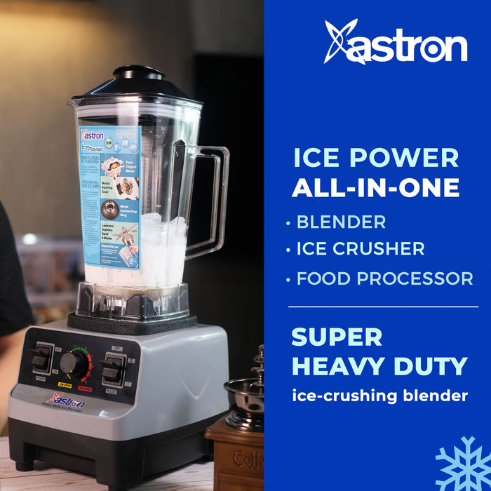 Astron Ice Power Heavy Duty Ice-Crushing Blender (1500W) (2L Capacity)