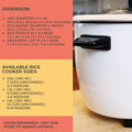 Astron URC120 Drum Shape Rice Cooker -1.2 Liter Capacity | Aesthetic | Ideal fo 4-6 persons | 500W | Free Paddle