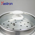Astron GRC1227 Rice Cooker with Steamer Tray - 1.2L Capacity | Space-Saving Design | Ideal for 2–4 Persons