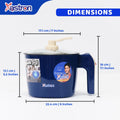 Astron QUICKPOT Multipurpose Electric Cooker - Blue | 1.8 Liter Capacity | Dry Heat Protection | Safe to touch | Nonstick Teflon Coated Surface