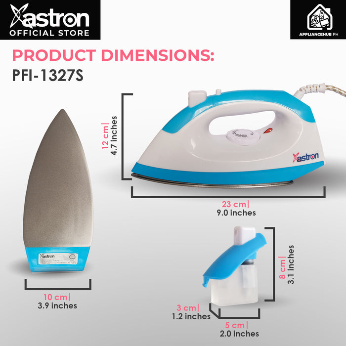Astron PFI-1327S Dry and Spray Electric Flat Iron (1200W)