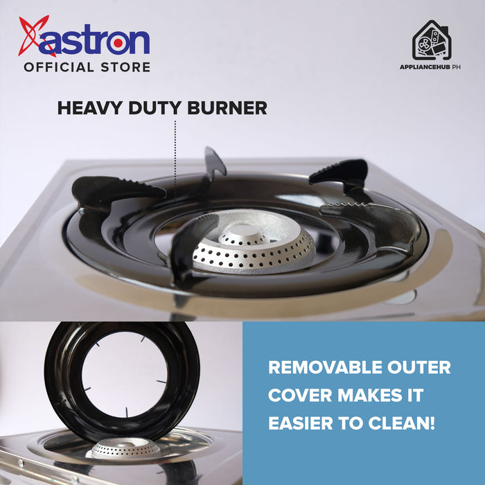 Astron GS-188 Heavy Duty Single Burner Gas Stove  Stainless Body