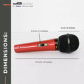 Db Audio by Astron MC10M146R Wired Pro-Series Microphone | 10 Meter Cable | Metal Body | Anti-slip | Studio-Quality Sound | Feedback Control