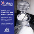 Astron ICECRUSHER Commercial Blender - Gray | Heavy Duty | Dual Blades | 500W | Business Use