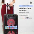 DB Audio by Astron VERSABOX10 Portable Mobile Trolley Speaker | Bluetooth | 2 Free Mics | Rechargeable | 10