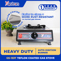Astron GS133T Single Burner Gas Stove - Teflon Coated | Heavy Duty | Non-stick | Easy to Clean
