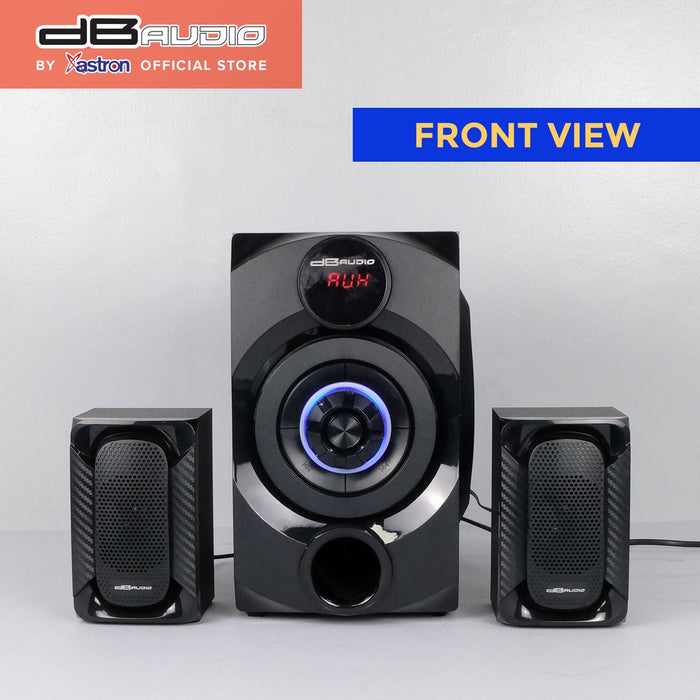 Db Audio MAX-52 2.1 Home Theater Subwoofer System | Bluetooth | 5" woofer | 600 Watts | FM Radio