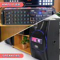 DB Audio by Astron SET502150BT 3-Way Loud Speaker with Amplifier | 2000 x 2 watts | 15