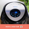Astron AF550-D 5.5L Digital Turbo Airfryer (XL Size) (1800W) (1 Year Warranty)  LED Display