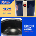 Astron QUICKPOT Multipurpose Electric Cooker - Blue | 1.8 Liter Capacity | Dry Heat Protection | Safe to touch | Nonstick Teflon Coated Surface