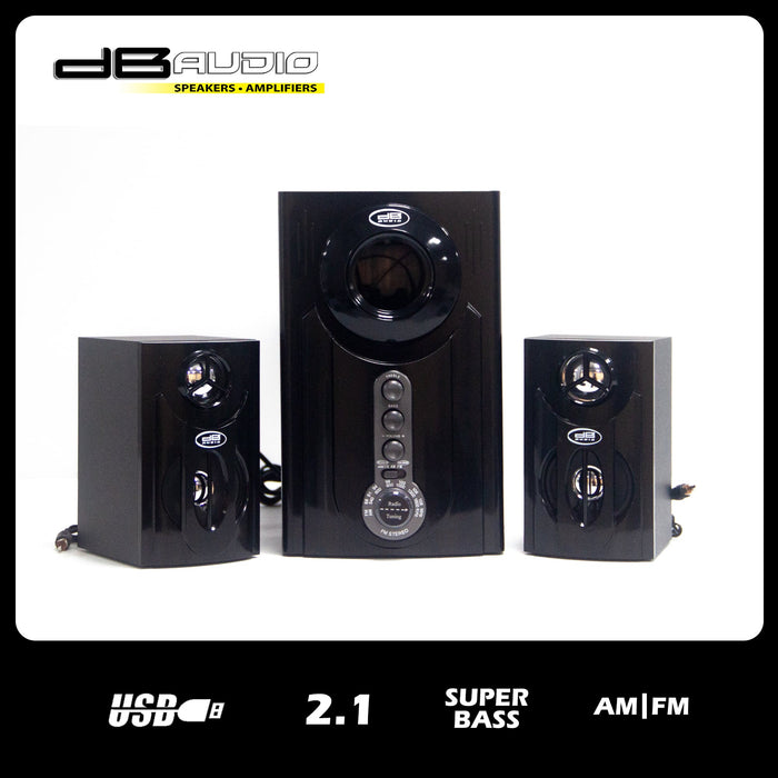 DB Audio SUB 149 BT Bluetooth 2.1 Subwoofer (30W + (15W x 2))