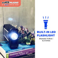 Db Audio SUNBRIGHT Solar-Powered Radio | AM/FM | Flashlight | LED Lamp | Bluetooth | Emergency Use | TF Card