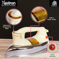 Astron PFI1333M Electric Flat Iron - Stainless Steel | Heavy Duty | Fast Heating | 1000W