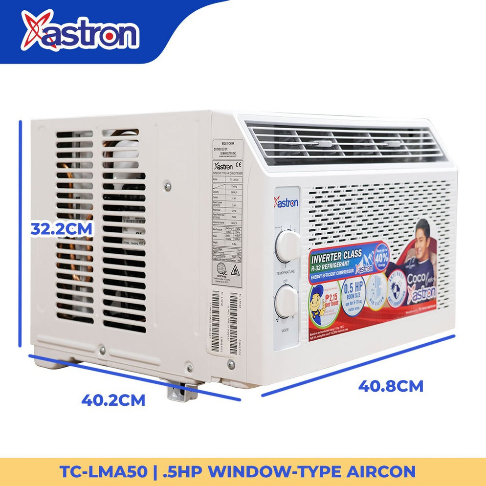 Astron Inverter Class .5HP Aircon (improved R32 energy-efficient refri ...