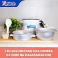 Astron MRC0627 Mini Rice Cooker with Steamer - 0.6 Liter Capacity | Ideal for 2-3 persons | Small & Efficient | 350W | Free paddle