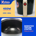 Astron QUICKPOT Multipurpose Electric Cooker - Green | 1.8 Liter Capacity | Dry Heat Protection | Safe to touch | Nonstick Teflon Coated Surface
