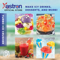 Astron ICECRUSHER Commercial Blender - Gray | Heavy Duty | Dual Blades | 500W | Business Use